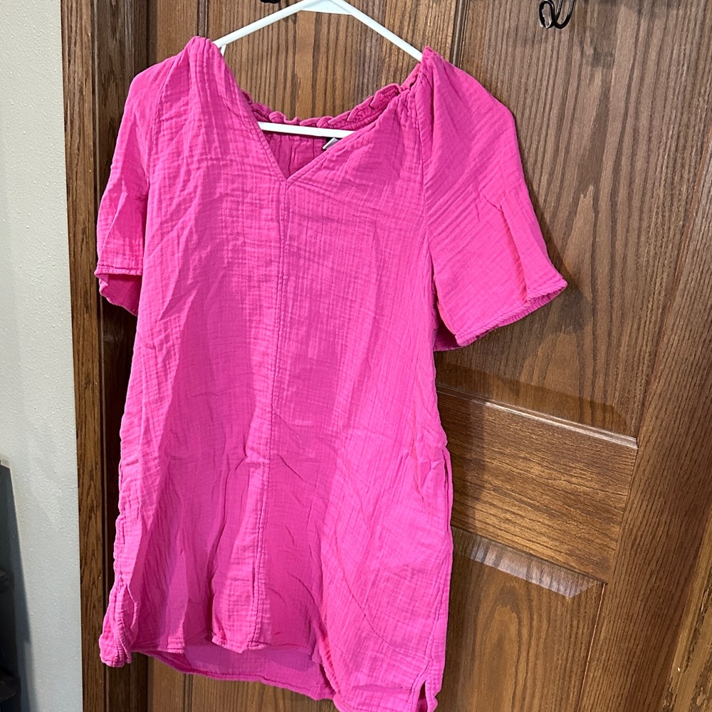 Old Navy Pink Midi Dress